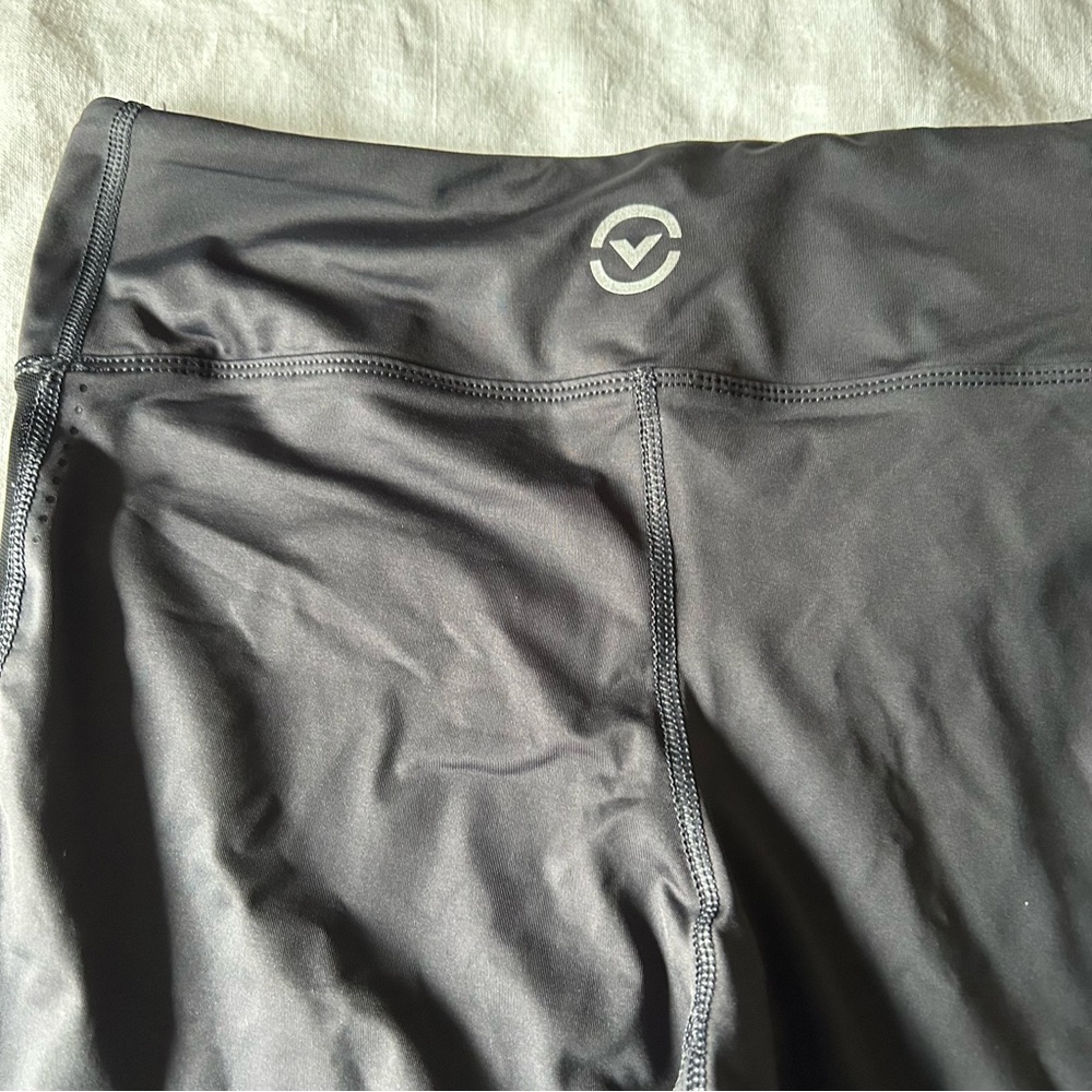 Virus Colorblock Compression Tights Leggings Sz S - image 7